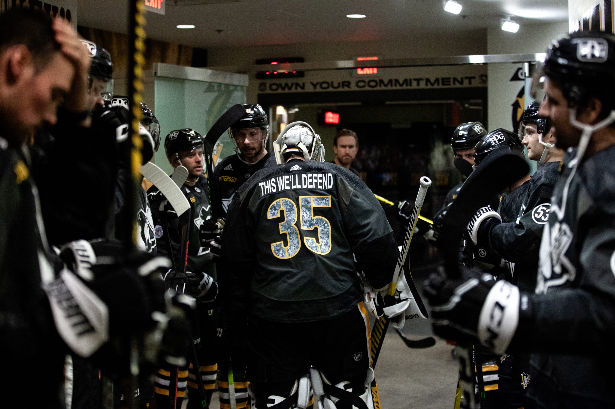 November 10, 2016 Pittsburgh Penguins Military Appreciation Pre