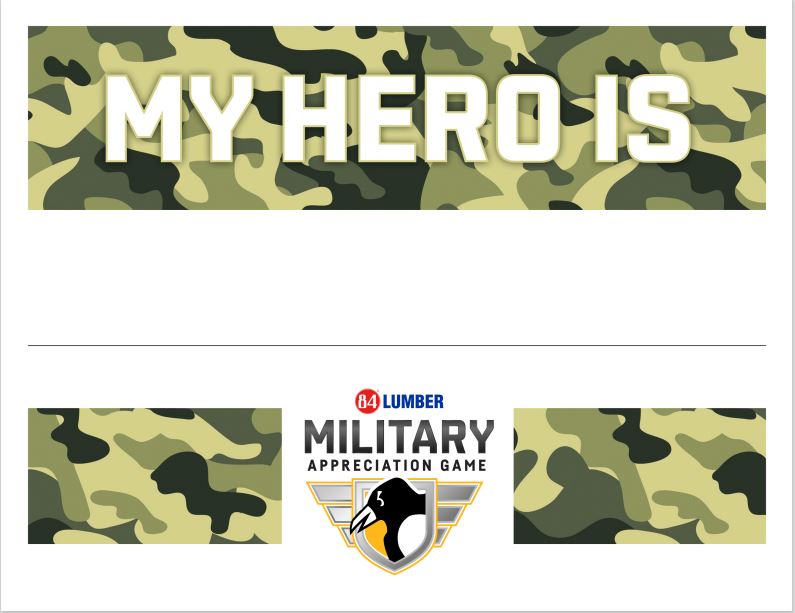 84 Lumber to Present the Military Appreciation Platform, Game on