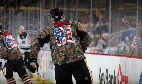 Pens to Wear Camo Warmup Jerseys As Part of Veterans Day Celebration